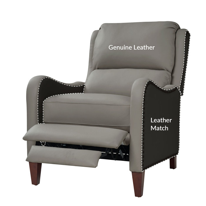 Red Barrel Studio® Bipasha Leather Recliner & Reviews Wayfair